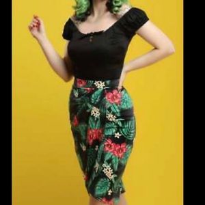 Collectif Kaia Tropical Paradise Sarong Skirt - UK 12/US Medium